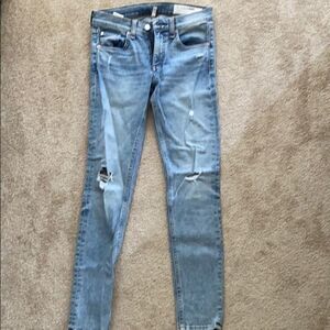 Rag and bone distressed denim new size 24